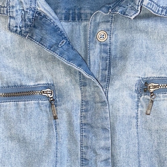 Guess Small Blue Romper One Piece - Picture 4 of 9